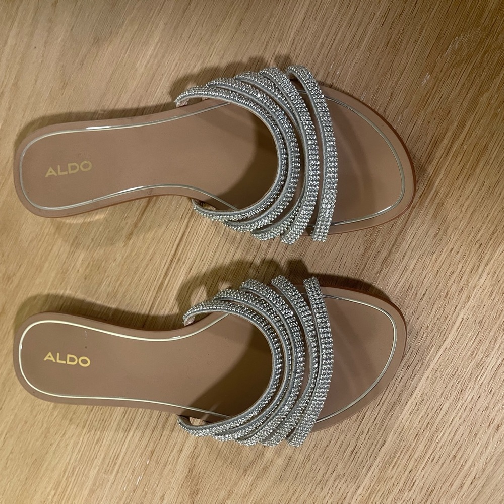 Aldo rhinestone sandals